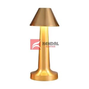 K2 Şarjlı 3 Fonksiyonlu Masa Lambası KML108 Altın