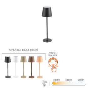 K2 3 Fonksiyonlu Masa Lambası KML114