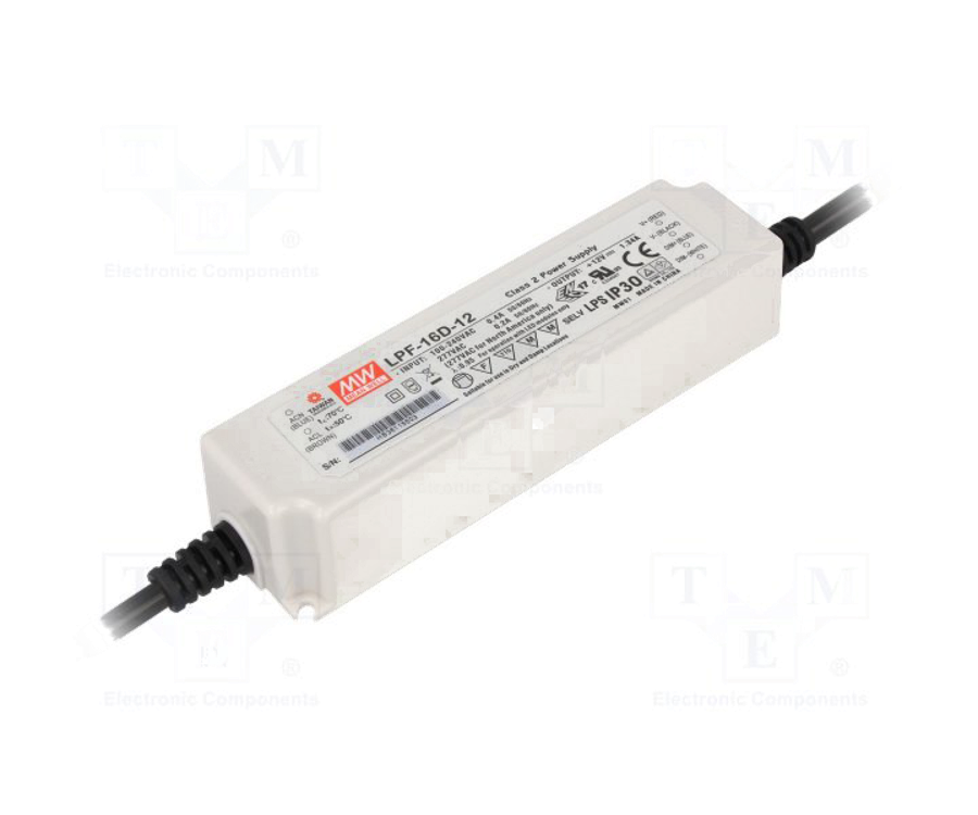 MEANWELL- LPF-16D-36  Led Sürücü - Güç kaynağı