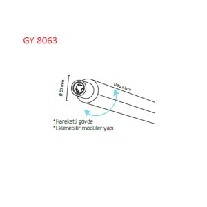 Goya 141 cm Yuvarlak Monofaze Ray GY 8063 141