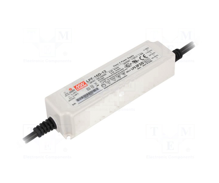 MEANWELL- LPF-16D-42  Led Sürücü - Güç kaynağı