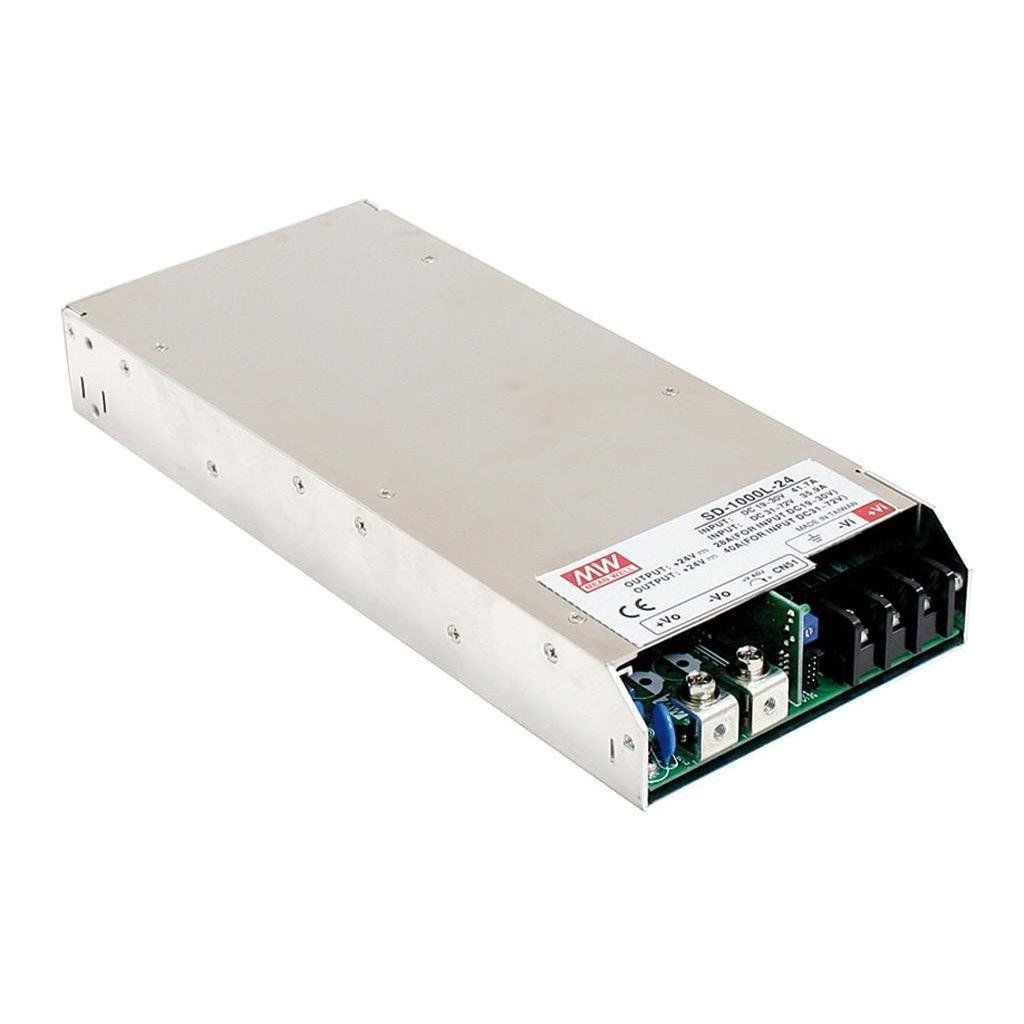 MEANWELL- SD-1000L-24 	19~72Vdc>24Vdc 40.0Amp  Güç Kaynağı