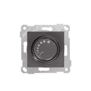 Mutlusan Mek+Tuş RL Işıklı Dimmer  1000W Rita Metalik Antrasit 2200 444 0286 (Çerçeve Hariç)