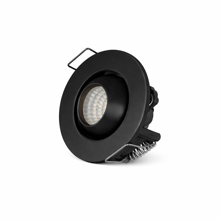 ACK 3W 4000K Naturel Beyaz Sıva Altı LED Spot Armatür Siyah AH06-00311