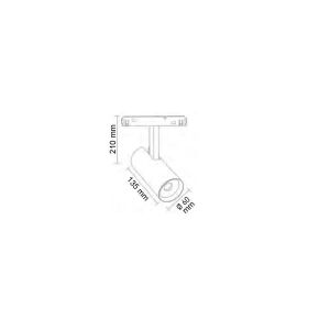 Forlife Pro Magnet Ray Spot FL-5421 3200K Gün Işığı