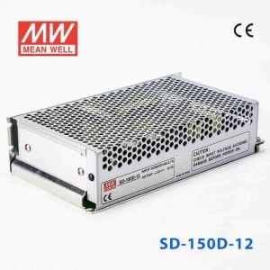 MEANWELL- SD-150D-12 	72~144Vdc>12Vdc 12.5Amp  Güç Kaynağı