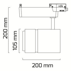 Goya 36W 3000K Sarı Işık Led Ray Spot GY 3595