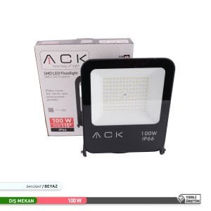 ACK 100W 6500K Beyaz Işık Led Projektör AT62 19132