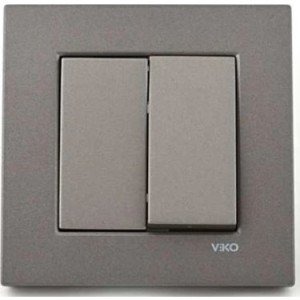 Viko Artline Novella Impulse Komütator (Çerçeve Hariç) Antrasit