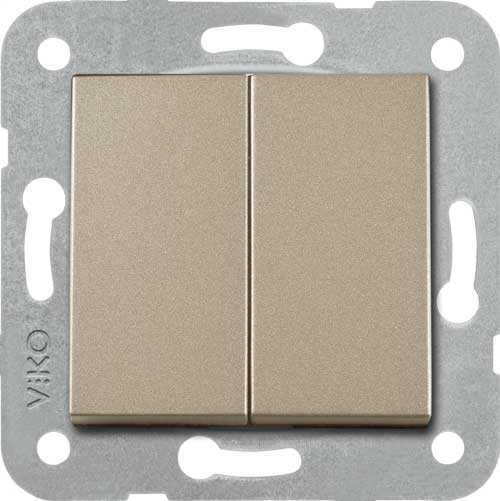 Viko Artline Novella Impulse Komütator (Çerçeve Hariç) Bronz