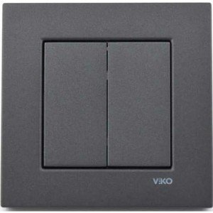 Viko Artline Novella Impulse Komütator (Çerçeve Hariç) Füme