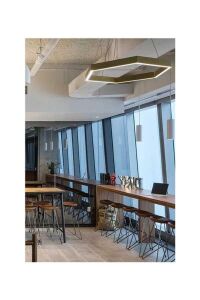 Forlife 120W Ø120-Kol 60Cm Altıgen Linear Arm. FL-99037