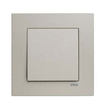 Viko Artline Novella Işıklı Anahtar (Çerçeve Hariç) Bronz