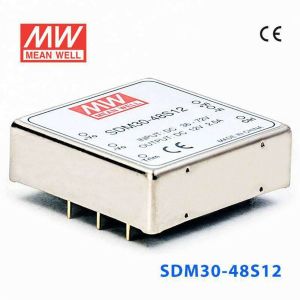 MEANWELL- SDM30-48S12 48DC 12DC 2.5Amp  Dönüştürücü