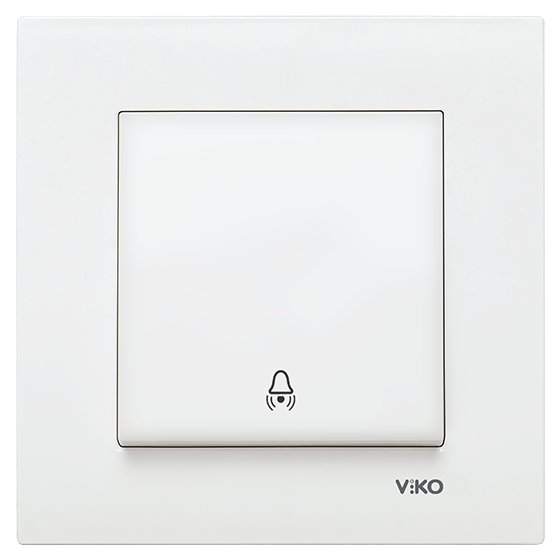 Viko Karre Zil Anahtarı - Beyaz (Çerçeve Hariç) 90967006