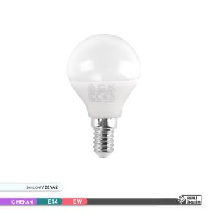 ACK 5W LED Top Ampul 6500K E14 Duy AA11-00513
