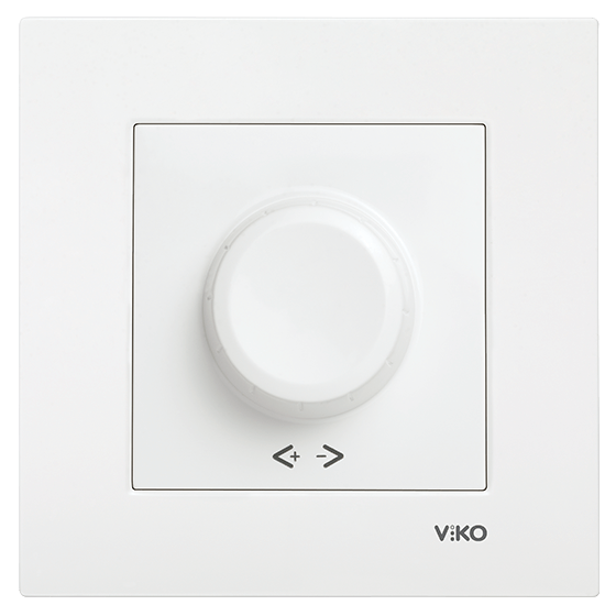 Viko Karre Rotatif Dimmer - Beyaz (600W) RL (Çerçeve Hariç) 90967047