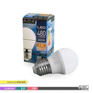 ACK 5W LED Top Ampul 3000K E27 AA11-00520