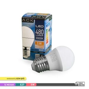 ACK 5W LED Top Ampul 3000K E27 AA11-00520