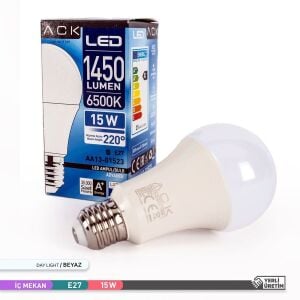 ACK 15W LED A70 E27 Ampul 6500K AA13-01523
