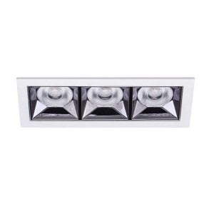 Jupiter Beyaz & Gun Metal 3000K Gün Işığı 3'lü LED Spot LS494 S