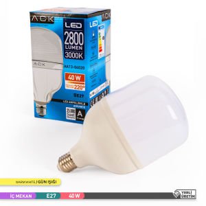 ACK 40W LED T120 E27 Ampul 3000K AA13-04020
