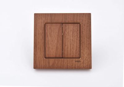 Viko Artline Novella Işıklı Komütator (Çerçeve Hariç) Ceviz