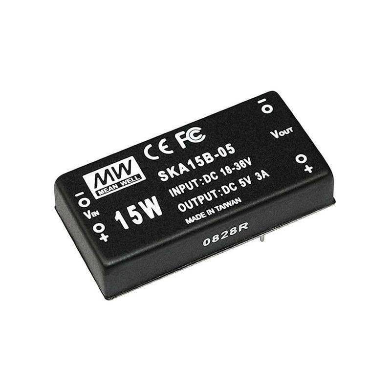MEANWELL- SKA15B-05 18~36Vdc>+5Vdc 3.0Amp  Dönüştürücü