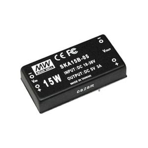 MEANWELL- SKA15B-05 18~36Vdc>+5Vdc 3.0Amp  Dönüştürücü
