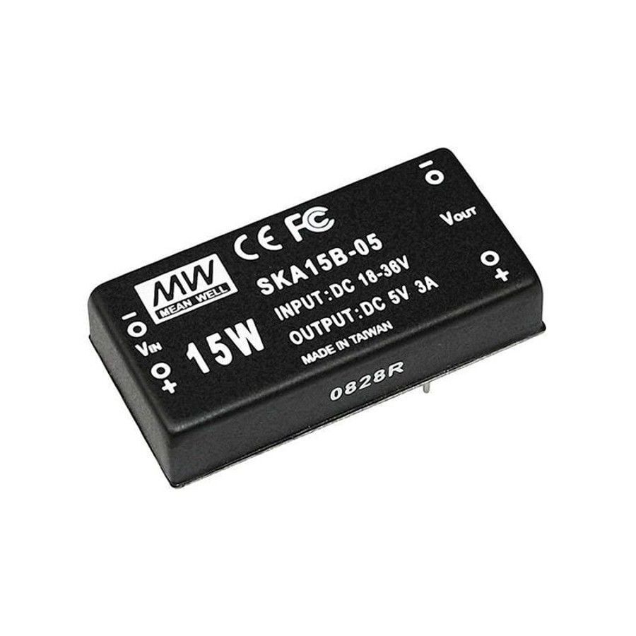 MEANWELL- SKA15B-05 18~36Vdc>+5Vdc 3.0Amp  Dönüştürücü