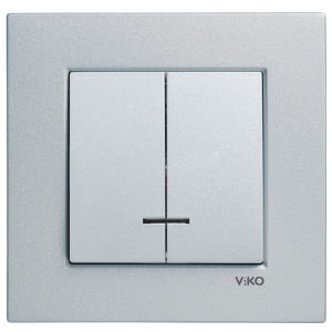 Viko Artline Novella Işıklı Komütator (Çerçeve Hariç) Kayın