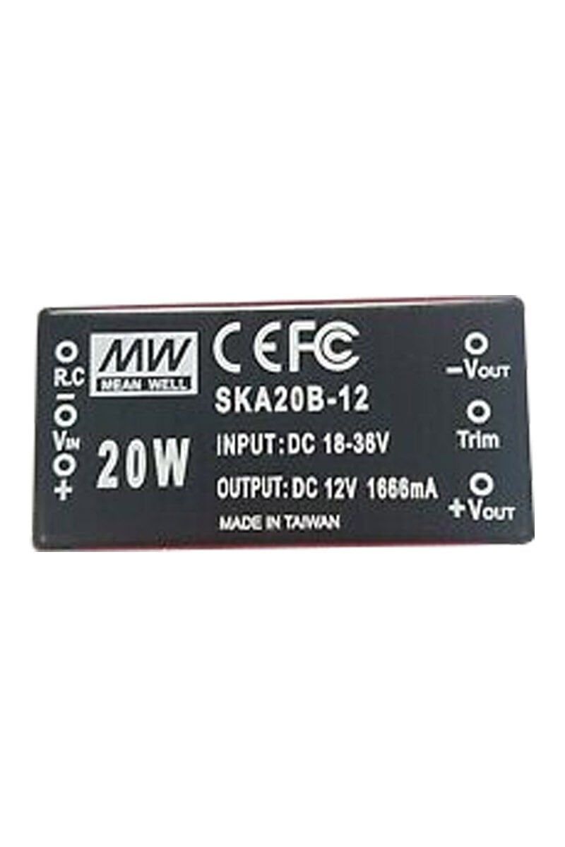 MEANWELL- SKA20B-12 24DC 12DC 1666mA  Dönüştürücü