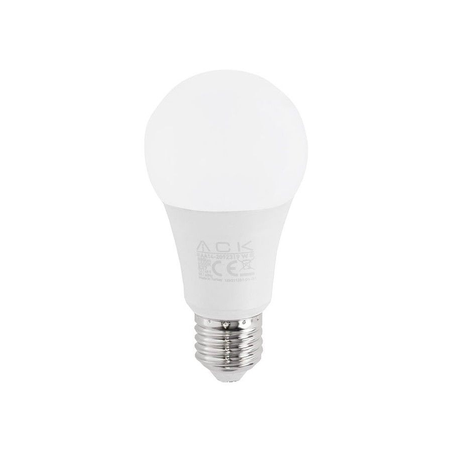 ACK 9W Dimlenebilir LED A60 Ampul 3000K AA14-01020