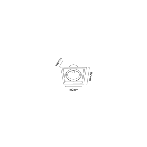 Goya Dimlenebilir 40W COB Ledli Mağaza Armatürleri Goya GY 3051 42 Dim