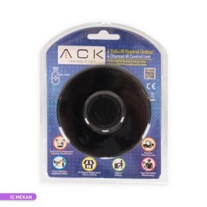 ACK 4 Yollu IR (Kızıl Ötesi) Kontrol Ünitesi Siyah AY30-00180