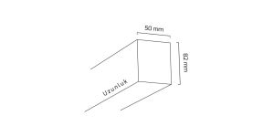 Goya 52W 1190 mm Eklenebilir Sıva Üstü Sarkıt Lineer Armatür GY 8057 119