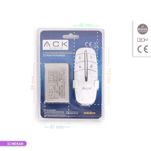 ACK 2'li Avize Kumandası AY30-00110