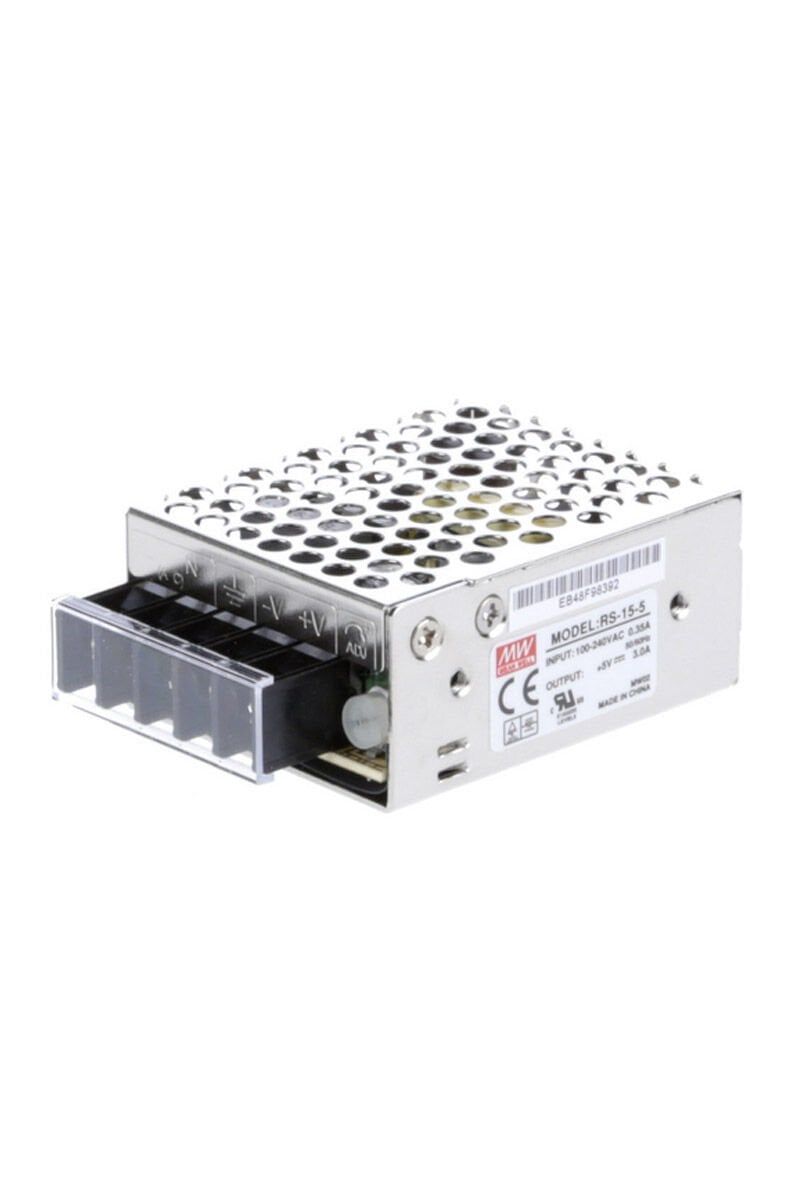 MEANWELL- RS-15-5 05Vdc 3.0Amp Güç kaynağı  Güç Kaynağı