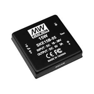 MEANWELL- SKE15B-05 18~36Vdc>+5Vdc 3.0Amp  Dönüştürücü