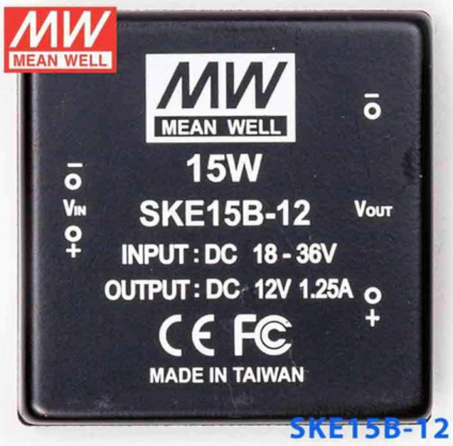 MEANWELL- SKE15B-12 24DC 12DC 1250mA  Dönüştürücü