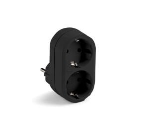 Famatel Adaptör 2’li 16A 250V Siyah 1332-N