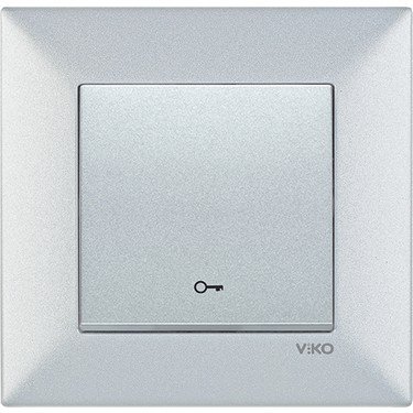 Viko Artline Novella Kapı Otomatiği Anahtarı (Çerçeve Hariç) Saten