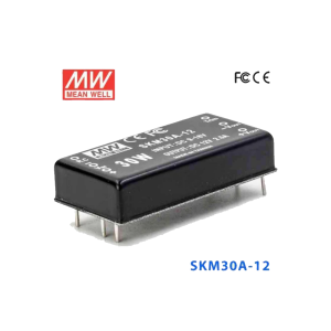MEANWELL- SKM30A-12 12Vdc-12Vdc 0,25~2,5Amp  Dönüştürücü