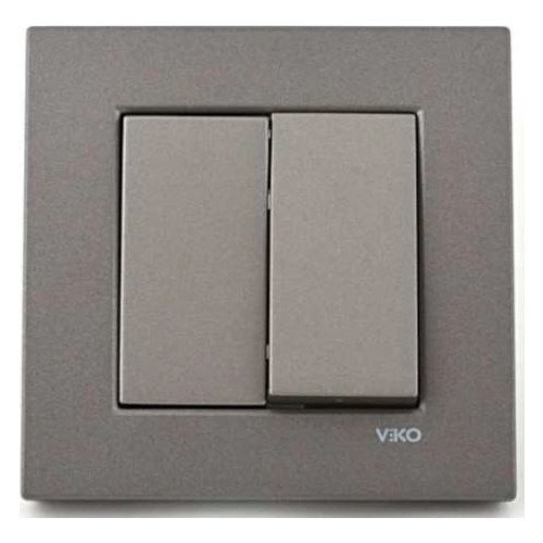 Viko Artline Novella Komütator (Çerçeve Hariç) Antrasit
