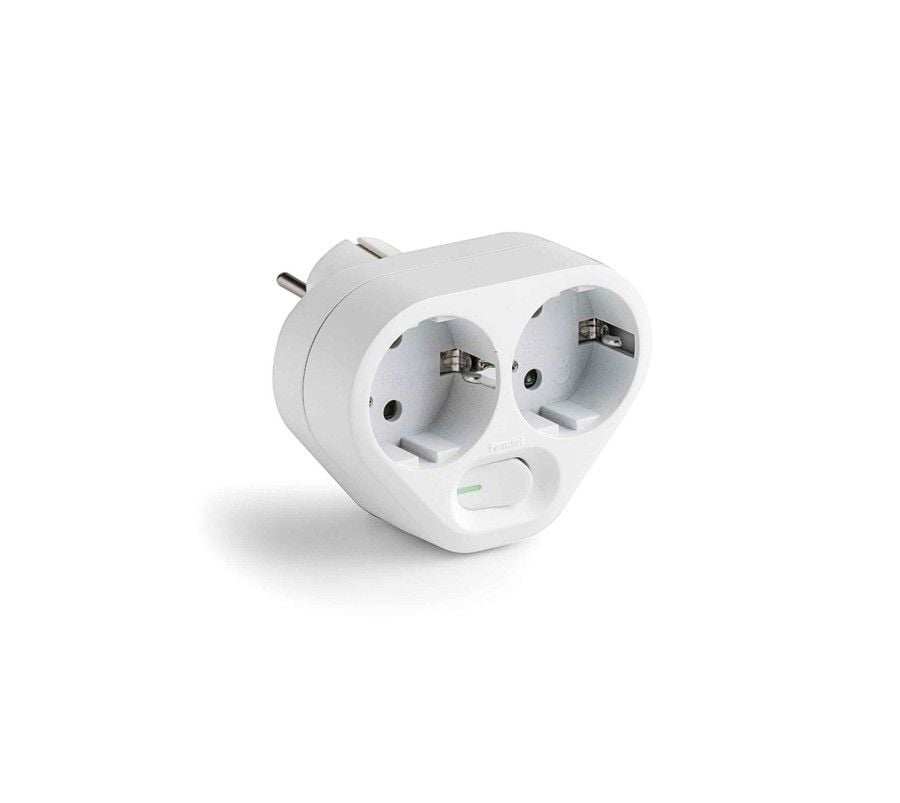 Famatel Adaptör 2’li Anahtarlı 16A 250V  1342