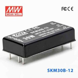 MEANWELL- SKM30B-12 24Vdc-12Vdc 0.25~2.5Amp  Dönüştürücü