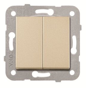 Viko Artline Novella Komütator (Çerçeve Hariç) Bronz