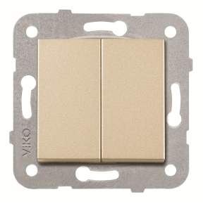 Viko Artline Novella Komütator (Çerçeve Hariç) Bronz