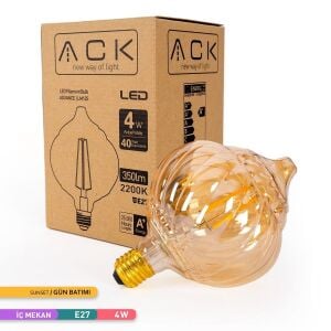 ACK 4W Rustik LED G125 Ampul 2200K AB59-00420