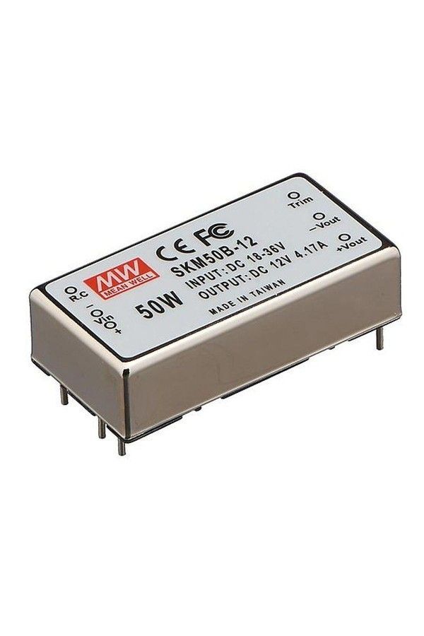 MEANWELL- SKM50B-12 24Vdc-12Vdc 0,41~4,17Amp  Dönüştürücü